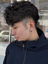 ヒューマン トシマエン 練馬 豊島園(HUMAN)&nbsp;フェザーパーマメンズパーマメンズショートカット