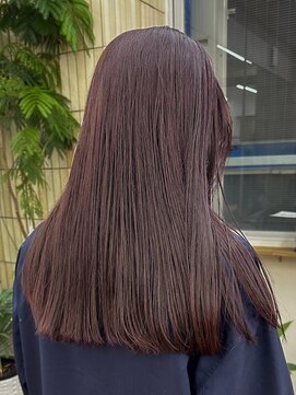 パークレーン アイス イヴェン(park lane ICI yeven) ブリーチなしダブルカラーボルドーワインレッド赤髪冬カラー