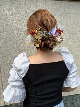 髪飾りとヘアセット専門店 hair bijou【ヘアビジュー】 シニヨン
