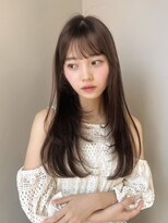 ボタン シブヤ(VOTAN SHIBUYA)&nbsp;オリーブブラウン/レイヤーカット/透明感カラー/韓国ヘア