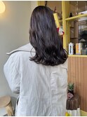 〈浅草 半個室〉オリーブブラウン×ワンレンロング