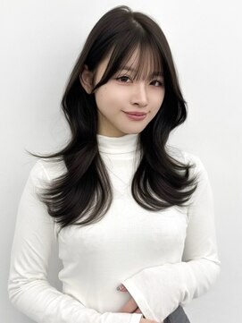 アマトウキョウスマートサロン(AMA TOKYO×Smart Salon) くびれレイヤー/顔まわりカット/レイヤーカット/小顔ヘア