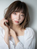 カバーヘア ブリス 北浦和(COVER HAIR bliss)&nbsp;イヤリングカラー大人可愛いゆるふわハッシュボブz北浦和20代