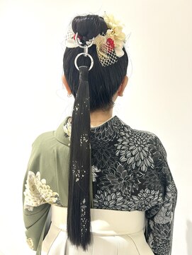 ケンジ 横浜(KENJE) 卒業式着付けヘアアレンジ