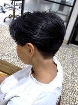 クアトログランシュ ひたちなか店(QUATRO×GranCieux)&nbsp;ニュアンスパーマ×センターパート　ひたちなか/メンズ