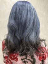 ルノン フィージュ(LUNON fieju)&nbsp;黒髪クラゲヘアーオリーブグレー小顔ココアベージュ