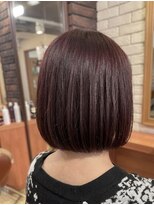 ヘアメイク フレンシア(hair make flencia)&nbsp;落ち着きある大人の艶ボブ【336スタイル】