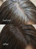 ココル 西新井(CoCoLu)&nbsp;30代40代50代◎白髪染めリタッチカラーミディアムヘア西新井