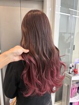 アライブ ハラジュク(ALIVE harajuku)&nbsp;ブリーチインナーバレイヤージュグラデーションカラー夕貴