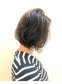 大人暗髪 ハイライト アディクシーカラー