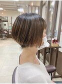 奥行き感◎ショートボブ