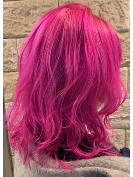 アース 高円寺店(HAIR & MAKE EARTH) ビビットピンクカラー