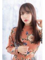 ミック ヘアアンドメイク アップ 駒込店(miq Hair&Make up)&nbsp;ミルクティーピンク♪大人かわいい小顔内巻きワンカールc1