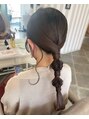 ヘアー フルール(Hair fleur) ヘアセットも得意なので結婚式や行儀事の前にぜひお任せください