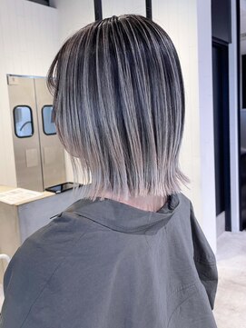 アイティー バイ アルバム 浦和店(IT by ALBUM) バレイヤージュ切りっぱなし_インナーグレージュ_ba454761