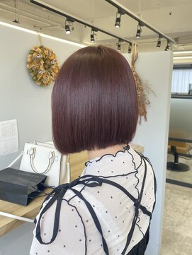 リジー(Litzy) ピンクブラウンカラー【三國麗奈】