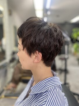 アローズ 久留米店(arose) 透明感×立体感 30代40代大人可愛い☆オン眉ベビーショート