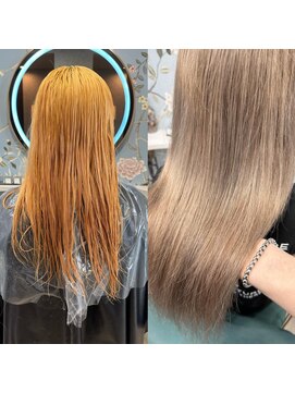 レヴェリー(REVERIE) #ミルクティーカラー#ハイトーン#ロング