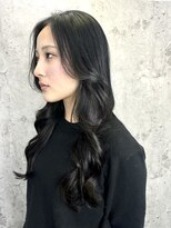 ルーツアイリー 心斎橋(ROOTS IRIE)&nbsp;シールエクステ/韓国ロング ブルーブラック