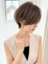 ロンドエニカ 大宮(Lond enika)&nbsp;切りっぱなしボブエアリーロング美髪ピンクブラウン[大宮]