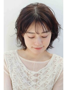 ヘアーゼロ 南新町(HAIR ZERO) ふんわり×ミディアムパーマ