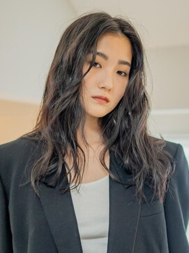 ベンジー 須賀川店(benji) 大人のロングウェーブヘア