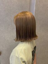 ジールサロン つくば本店&nbsp;【夏おすすめ】外ハネボブ×ハイトーンベージュ