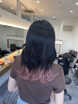 ソル(sol) 裾カラー×ピンク