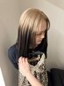 【Ria fuka指名限定】根元が明るいルーツカラー+超音波毛髪補修TR