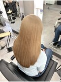 【qumu MARIKO】ミルクティーベージュ×ケアブリーチ