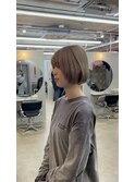切りっぱなしボブ