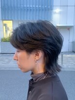 オーガニック アトリエ 大宮(organic+atelier)&nbsp;韓国風ニュアンスフェザーセンターパート外ハネウルフ