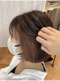イヤリングカラー　ライトブラウン