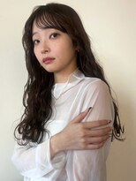 シーン(SCENE)&nbsp;くびれヘア/アプリコットオレンジ/ハイライトカラー/天神今泉