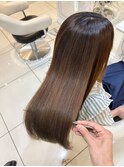 【縮毛矯正】圧倒的なツヤとまとまり！美髪ロングストレート