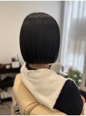 ぱっつんボブ
