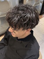 カインド 南青山(hair&make up KIND)&nbsp;波巻きパーマ　波巻きスパイラル　ツイストスパイラル men's
