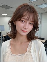 レリーアンテ 大阪梅田(Rely ante)&nbsp;うる艶ココアグレージュ　韓国ヘア