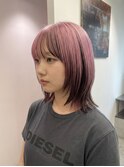 姫カットレイヤーロングミディアムハッシュカット前髪あり
