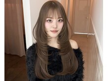 カシェ マエノヘタ(Cashe'e MAENOHETA)の雰囲気（レイヤースタイル/顔まわりレイヤー/ハッシュカット）
