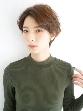 ヘアアンドメイク アース 聖蹟桜ヶ丘店(HAIR&MAKE EARTH) アシンメトリーショート【EARTH○○聖蹟桜ヶ丘店】