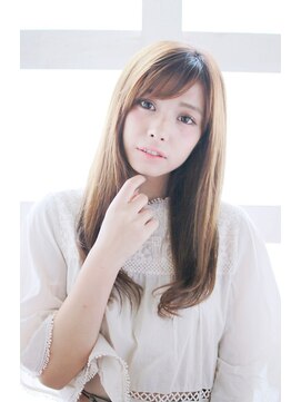 アウラ(Aula by marbles) ロングハイトーンナチュラル[横浜美容室30代40代50代]