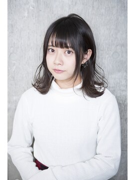 サロンドミルク 原宿(salon de MiLK) 【salon de MiLK 原宿】耳かけ外ハネ×イルミナカラー