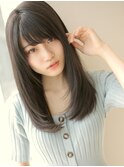 《Agu hair》しっとりまとまるサラツヤストレート
