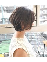 ネス(ness)&nbsp;[RIMMA] 馬場 俊幸:大人可愛いショートボブ/アッシュベージュ