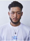オールバックスタイル <渋谷> <理容室> <バーバー>