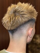 ヒロギンザ 上野店(HIRO GINZA)&nbsp;ジェットモヒカン風フェードスタイル