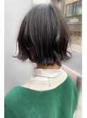 《knit銀座》大人可愛い20代30代40代ショートボブ丸み前下がり