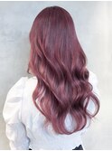 カシスピンク_アースカラーくびれヘアツートンカラー_ba363003