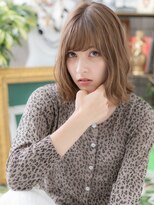 カバーヘア ブリス 川口(COVER HAIR bliss)&nbsp;外国人風ニュアンスカラー外ハネミディアム20代30代40代